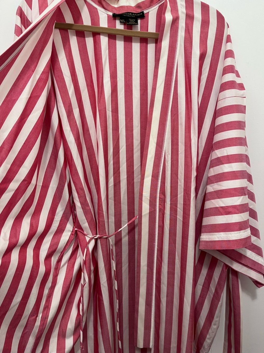 Vintage Donna Karan Striped Robe - Picture 3 of 4